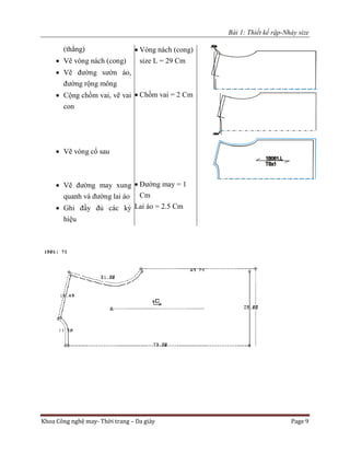 Chụp rập và nhảy size theo yêu cầu