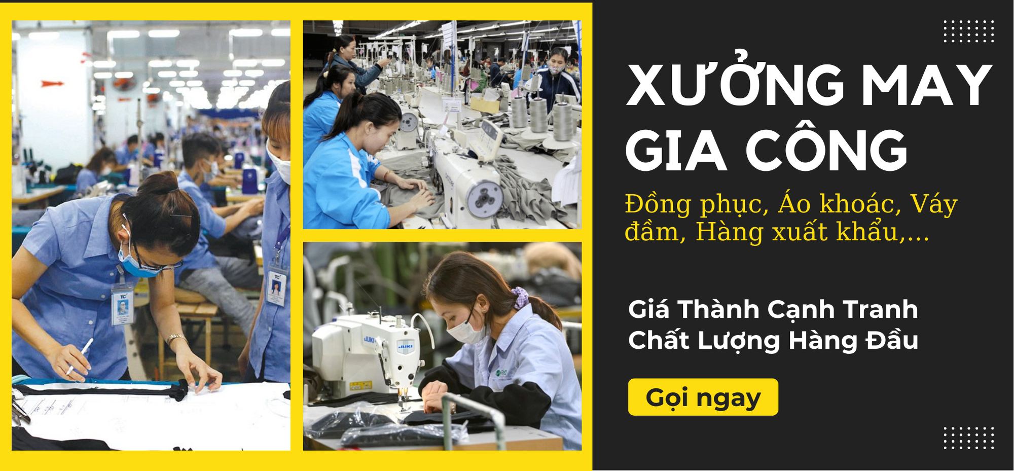 công ty xuất nhập khẩu may mặc