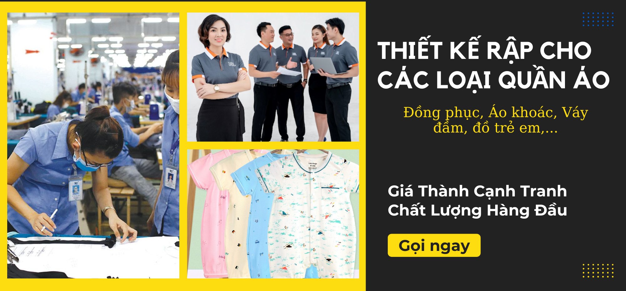 xưởng gia công quần áo trẻ em xuất khẩu